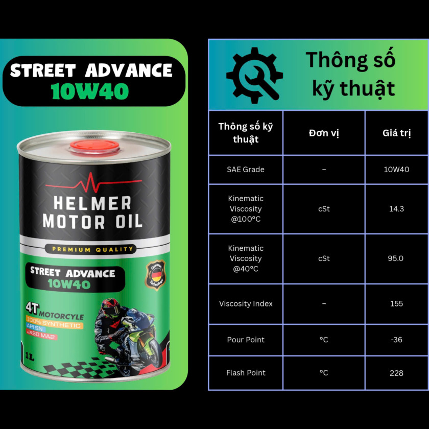 Helmer Street Advance 10W40